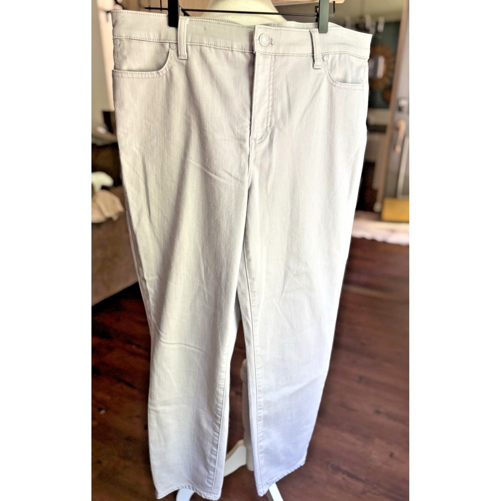 Talbots Flawless Slim Ankle Stretch Jeans Women's Size 16 Tan